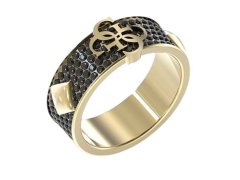 Guess Moderní pozlacený prsten 4G Forever JUMR03232JWYGBK 62 mm