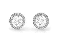 Guess Módní ocelové náušnice 4G Crush JUBE04164JWRHT/U