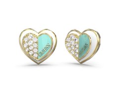 Guess Něžné pozlacené náušnice Lovely Guess JUBE03047JWYGTQT/U