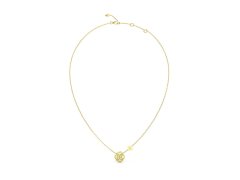 Guess Něžný pozlacený náhrdelník Wild Flower JUBN05502JWYGT/U