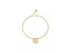 Guess Něžný pozlacený náramek Crazy In Love JUBB05217JWYG 21 cm