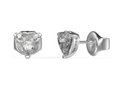 Guess Ocelové náušnice s čirými kubickými zirkony Frontiers JUBE02172JWRHT/U