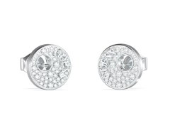 Guess Ocelové náušnice se zirkony Blooming Summer JUBE05225JWRHT/U