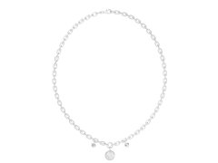Guess Ocelový náhrdelník s&nbsp;perletí G Talisman JUBN06199JWRHT/U