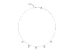 Guess Ocelový náhrdelník se srdíčky By Your Side JUBN06081JWRHT/U