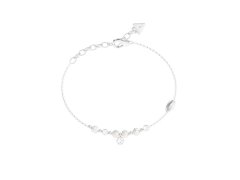 Guess Ocelový náramek s perlami a zirkony Pearly JUBB06481JWRH 18,4 cm