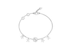 Guess Ocelový náramek s&nbsp;přívěsky Secret Garden JUBB06033JWRH 18,4 cm