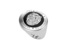 Guess Ocelový prsten pro muže Lion King JUMR01315JWSTBK 64 mm