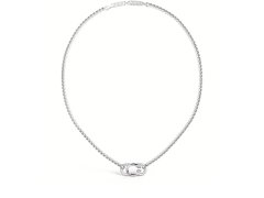 Guess Ocelový tenisový náhrdelník s krystaly JUBN04506JWRHT-U