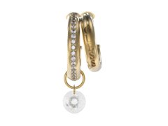 Guess Originální single náušnice Crazy Earrings JUBE03294JWYGT