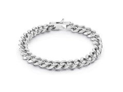 Guess Pánský stylový ocelový náramek Hype JUMB01350JWST 19 cm