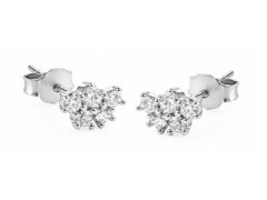 Guess Pecky s&nbsp;kubickými zirkony Jardin JSBE04497JWRHT/U