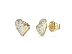 Guess Pozlacená srdíčka s krystaly Golden Love JUBE06453JWYGT/U