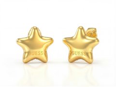 Guess Pozlacené náušnice Hvězdičky Iconique JUBE05547JWYGT/U