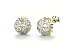 Guess Pozlacené náušnice se zirkony Calypso JUBE04457JWYGT-U