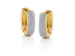 Guess Pozlacené náušnice se zirkony Nuances JSBE04532JWYGT/U