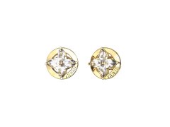 Guess Pozlacené náušnice se zirkony Secret Garden JUBE06040JWYGWHT/U