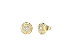 Guess Pozlacené peckové náušnice Sparks JUBE06289JWYGT/U