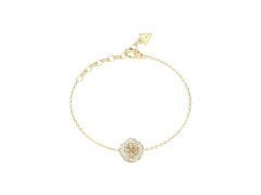 Guess Pozlacený náramek s krystaly Morning Grace JUBB06380JWYG 18,4 cm
