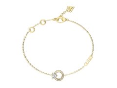 Guess Pozlacený náramek se zirkony M`ama Non M`ama JUBB04663JWYG 21 cm