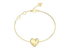 Guess Pozlacený náramek Srdíčko Iconique JUBB05542JWRH 18,4 cm