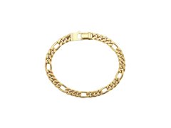 Guess Pánský pozlacený náramek Lo Studio JUMB06102JWYG 19 cm