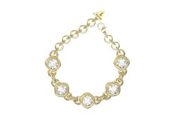 Guess Nepřehlédnutelný náramek s krystaly Mamounia JUBB05311JWYG 18,4 cm
