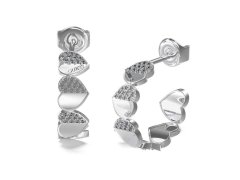 Guess Romantické kruhové náušnice Lovely Guess JUBE03040JWRHT