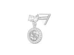 Guess Single piercingová náušnice s&nbsp;krystaly JUBE06258JWRHT/U