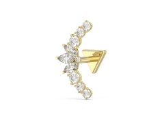 Guess Single piercingová náušnice s&nbsp;krystaly JUBE06264JWYGT/U