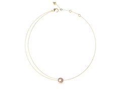 Guess Stylový pozlacený náhrdelník Blooming Summer JUBN05226JWYGPKT/U
