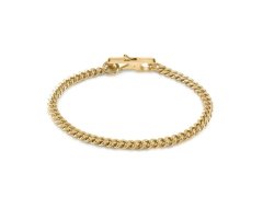 Guess Stylový pozlacený náramek My Chains JUMB01332JWYG 19 cm