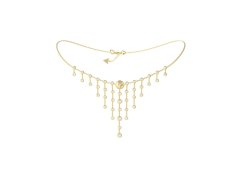 Guess Kaskádový pozlacený náhrdelník Sparks JUBN06278JWYGT/U