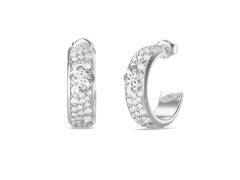 Guess Třpytivé kruhy s&nbsp;krystaly 4G Supreme JUBE06402JWRHT/U