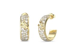 Guess Třpytivé kruhy s&nbsp;krystaly 4G Supreme JUBE06402JWYGT/U