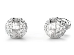 Guess Třpytivé ocelové náušnice se zirkony Calypso JUBE04459JWRHT/U