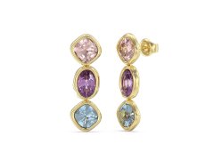 Guess Visací náušnice s&nbsp;barevnými krystaly Mamounia JUBE05312JWYGMCT/U