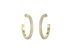 Guess Výrazné kruhové náušnice s krystaly Madison JUBE06435JWYGT/U