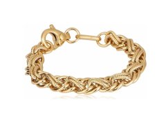 Guess Výrazný pozlacený náramek pro ženy JUBS04241JWYG