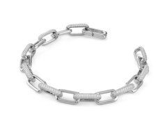 Guess Masivní náramek se zirkony Nuances JSBB04537JWRH 18,5 cm