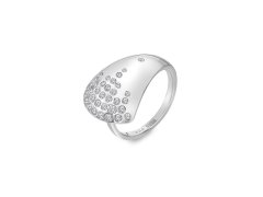 Hot Diamonds Elegantní prsten s diamantem a topazy Spritz DR295 51 mm