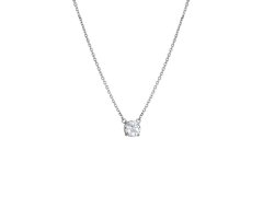 Hot Diamonds Jemný stříbrný náhrdelník s topazem a diamantem Tender DN167