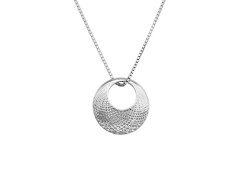 Hot Diamonds Krásný stříbrný náhrdelník s diamantem Quest DP833 (řetízek, přívěsek)
