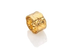 Hot Diamonds Luxusní pozlacený prsten s diamantem Jac Jossa Soul DR253 54 mm