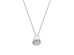 Hot Diamonds Luxusní stříbrný náhrdelník s diamantem a topazy Spritz DP1082