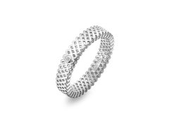 Hot Diamonds Luxusní stříbrný prsten s diamantem Quest Filigree DR222 52 mm
