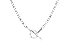 Hot Diamonds Minimalistický stříbrný náhrdelník s diamantem Linked DN170