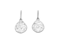 Hot Diamonds Módní stříbrné visací náušnice s&nbsp;diamanty Much Loved DE862