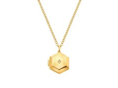 Hot Diamonds Nádherný náhrdelník s&nbsp;diamantem Much Loved DP1102 (řetízek, přívěsek)