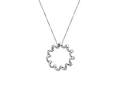 Hot Diamonds Originální stříbrný náhrdelník s&nbsp;diamantem Twist DP1096